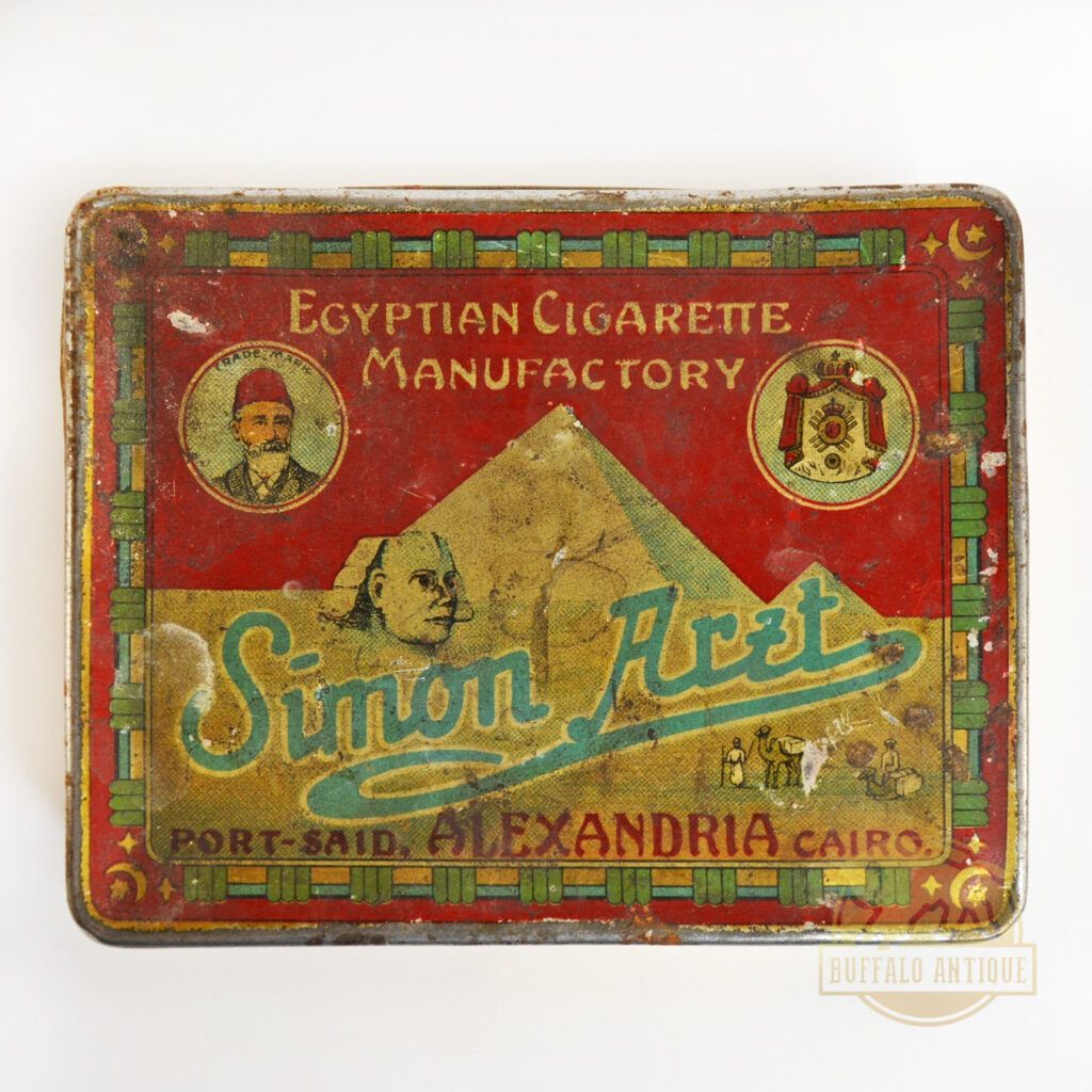 Simon Arzt egyiptomi szivarkás doboz