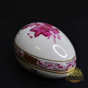 Herendi porcelán pink Apponyi mintás bonbonier