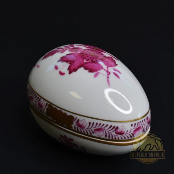 Herendi porcelán pink Apponyi mintás bonbonier