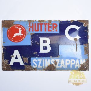 Zománctábla: Hutter ABC Szinszappan