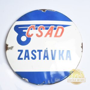 Zománctábla: CSAD Zastávka