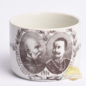 I. világháborús porcelán emlékcsésze