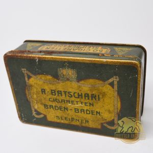 A Batschari Cigaretten Baden- Baden Sleipner pléhdoboz