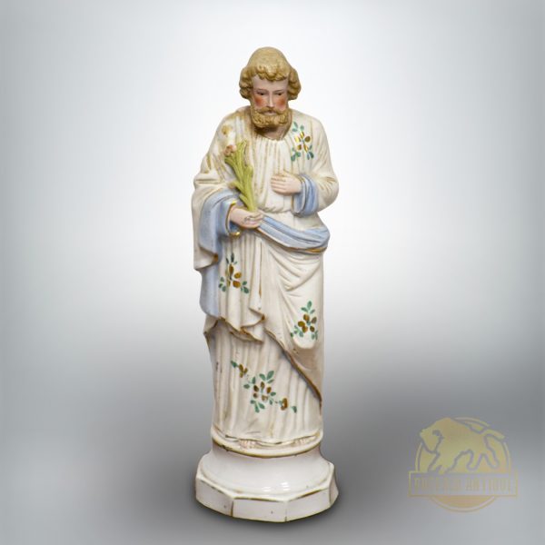 Szent József porcelán figura