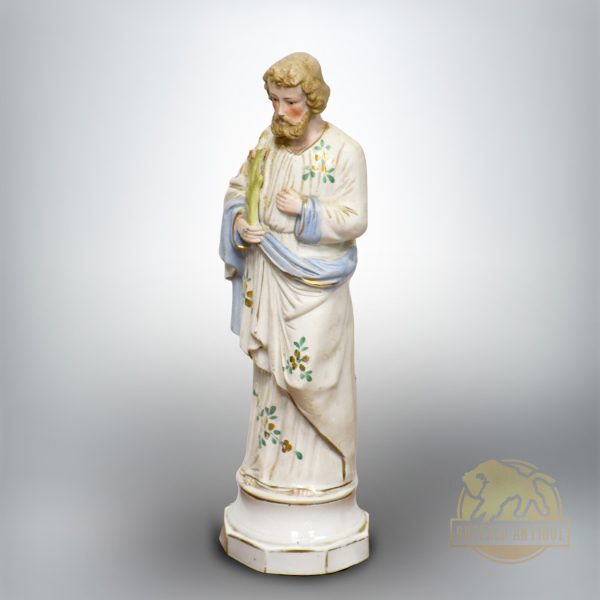 Szent József porcelán figura