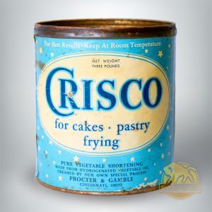 Crisco étolajos fémdoboz