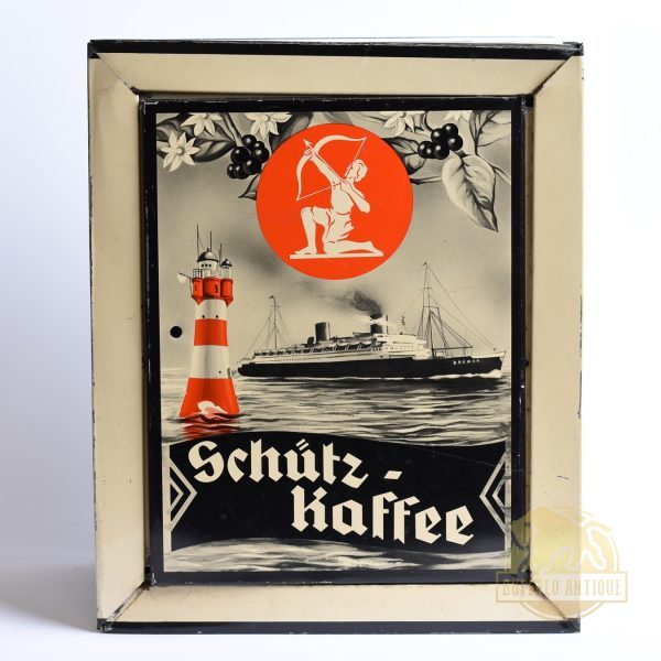 Schütz Kaffee bádogdoboz