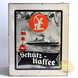 Schütz Kaffee bádogdoboz