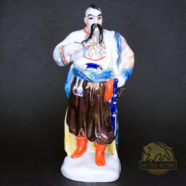 Taras Bulba, ukrán kozák porcelán figura